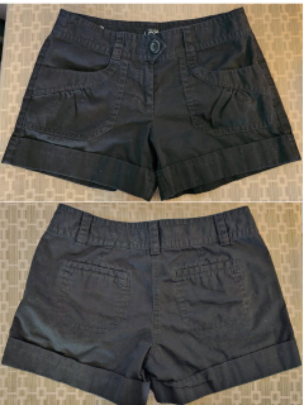Ann Taylor LOFT Black Chino Shorts – Size 2 – Style 271044 / ID 70056